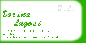 dorina lugosi business card